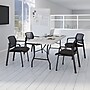 Staples 6' x 30" Heavy Duty Plastic Folding Table, White Granite (79223/54272)~#|#~44461B1E-D919-4090-9C294CFFE3329FE1_sc7