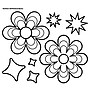 Carson Dellosa Education Happily Ever Elementary Retro Remix Flowers and Twinkles Dimensional Accents, 3/Bundle (CD-107013-3)~#|#~444770B6-5AC3-4E53-A12C07E82210739A_sc7