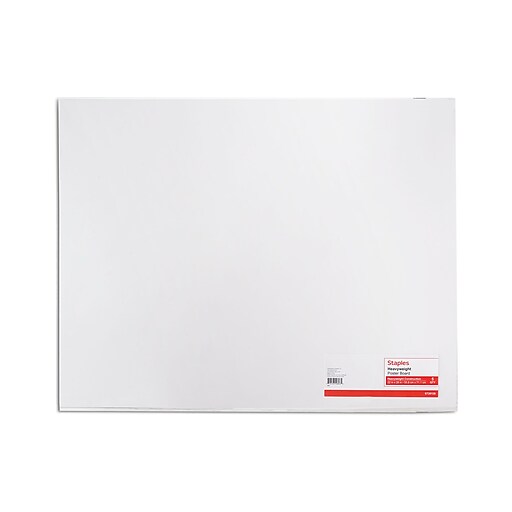 28324 WHITE COATED POSTER BOARD 25 SHEETS 22 X 28 14PT - Factory