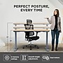 Uncaged Ergonomics Rise Up Electric Adjustable Height Standing Desk with Natural Bamboo Desktop Gray Frame (Rugb)~#|#~44549154-82CF-438F-84C05845A9A878A8_sc7