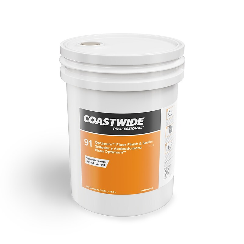 Coastwide Professional™ Optimum™ Floor Finish, 5 gal./18.9L (CW568005-A) image 1