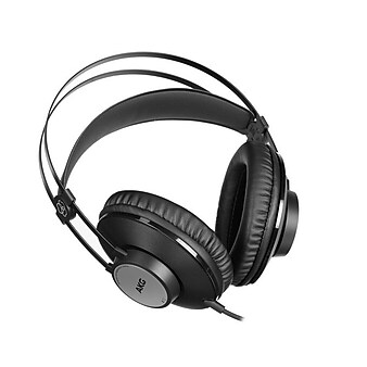 AKG K72 Stereo Headset, Over-the-Head, Matte Black (3169H00020)