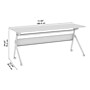 Bush Business Furniture Envision 72"W Foldable Training Room Table, Storm Gray (NVW172SGK)~#|#~445C2A1E-4DCA-42E1-8F56484C6B9D6F3B_sc7