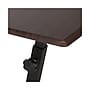 Seville Classics airLIFT 24"W Manual Rectangular Height Adjustable Mobile Sitting Desk, Walnut (WEB162)~#|#~445F5C10-3F10-4F9E-86768914B3D744FC_sc7