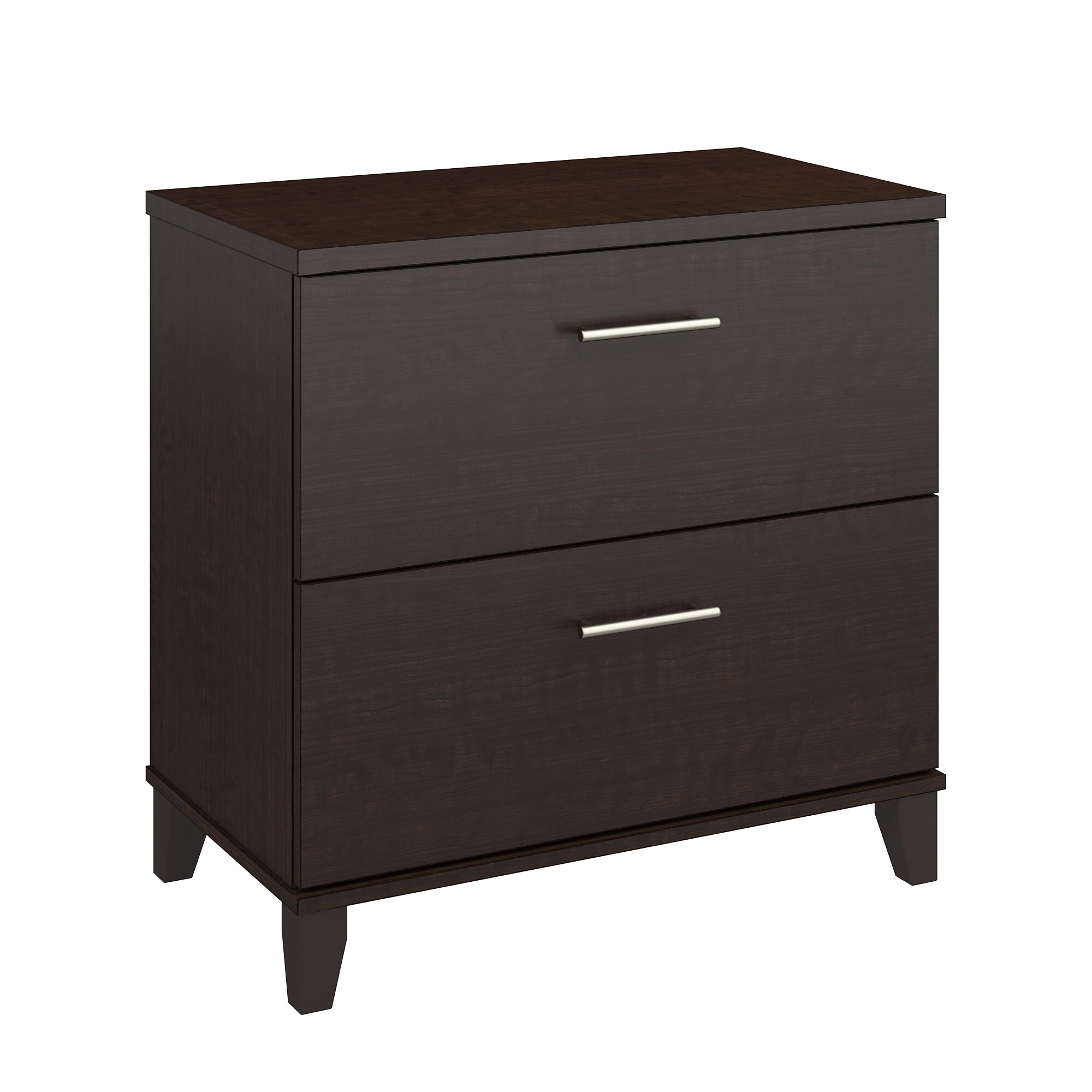 Bush Home Somerset 2 Drawer Lateral File Cabinet, Mocha Cherry (WC81880) Sansujyuku sansujyuku.com