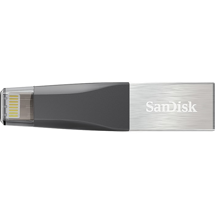 SanDisk iXpand Mini 16GB Flash Drive For iPhone, Black (SDIX40N