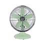 Good Housekeeping Oscillating Desk Fan, 3-Speed, Silver/Green (92607)~#|#~446AA768-2F4F-413D-A902CF2E0863DD55_sc7