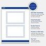 Avery Gold Dots with Blue Border Matte Blank Card, White, 20/Pack (S00-DMH)~#|#~446B2A4F-414C-429D-9E207CFD713B4F3E_sc7