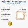 Avery Gold-Pink Berries Matte Blank Card, White, 120/Pack (S00-FGG)~#|#~44751444-1DD6-4DD1-AAFB9B8EAC3C262F_sc7
