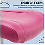 Serta Essentials Armless Ergonomic Bonded Leather/Mesh Swivel Task Chair, Pink (48740E)~#|#~44795655-90F2-48AA-BBF8975FBF126696_sc7