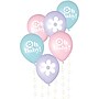 Party City 6-Piece Daisy Baby Shower Latex Balloon Bouquet with Tails, Assorted Colors (AM116462-NS)~#|#~447A234E-378F-4141-B539D778A850ECB3_sc7