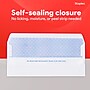 Staples Self Seal Security Tinted #10 Window Envelopes, 4 1/8" x 9 1/2", White Wove, 500/Box (ST511290-CC)~#|#~447B8739-8A8E-4BD7-99E06BC14C193FCB_sc7