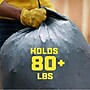 Glad ForceFlexPlus 30 Gallon Trash Bag, 5.31" x 10.06", Low Density, 0.90 mil, Black, 70/Box (70358)~#|#~447C0B08-7CE8-4BB6-9772EC36838976C9_sc7