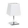 Creekwood Home Square Chrome 9.65" LED Table Lamp, White (CWT-1013-WH)~#|#~44833804-8344-495B-9FE3C48A3EA3E10D_sc7