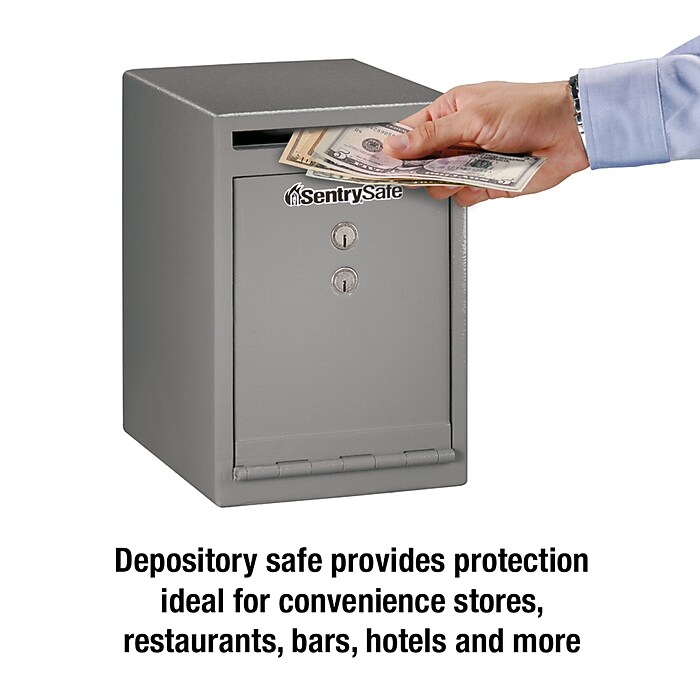 SentrySafe Depository Safe with Dual Key Lock, 0.39 cu. ft. (UC