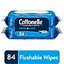 Cottonelle Flushable Toilet Paper Wipes, 42 Wipes/Pack, 2 Pack (35970)~#|#~448EE6A7-DDC4-4860-95654FA98F3FF630_sc7