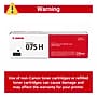 Canon 075 Black High Yield Toner Cartridge, Prints Up to 2,500 Pages (6369C001)~#|#~449132BA-7B4F-4385-808BFA6DBEBD1FC1_sc7