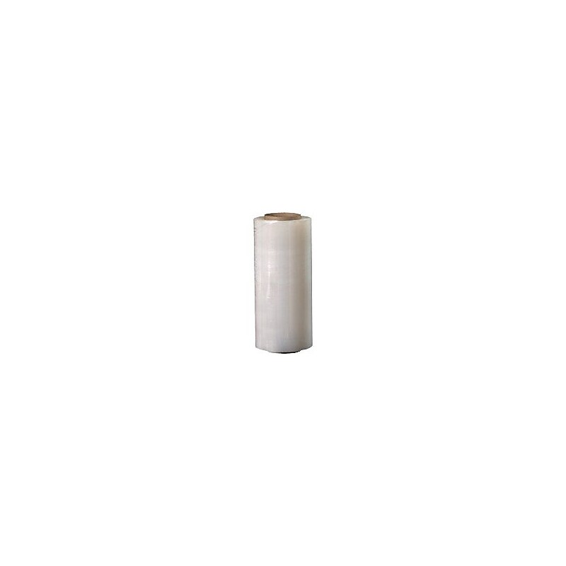 12" x 2000' 60 Gauge Blown Stretch Wrap, Clear, 4/Carton (SF126) image 1