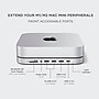 Satechi Mac Mini Stand & Hub with NVMe SSD Enclosure, Silver (ST-GMMSHS)~#|#~449B4BB1-B2FC-4659-B91FC3FA6DE1E3D8_sc7