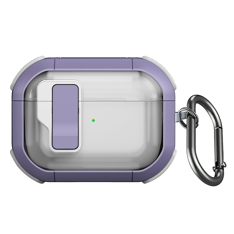 SaharaCase Venture-X Series Secure Lock Case with Premium Clip for Airpods Pro 3, Anti-Shock Corners, Purple Orchid (HP00233) image 1