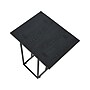 Household Essentials Jamestown 12"W x 19"D Laminate Side Table, Black Oak/Black (8194-1)~#|#~44A29E3A-5A37-475D-BE175405497DBA71_sc7