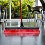 Libman Commercial 24" Multi-Surface Clamp Handle Push Broom, Red & Black Bristles, 4/Carton (1189)~#|#~44A818AC-A2CB-4441-A14B18952A932631_sc7