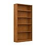 Bush Furniture Universal 72"H 5-Shelf Bookcase with Adjustable Shelves, Natural Cherry Laminated Wood (WL12467)~#|#~44A87D58-0ABC-422D-A08DBEADF6549A33_sc7