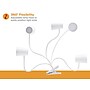 Bostitch Office 7.48" LED Adjustable Clamp Desk Lamp, White (LED2103)~#|#~44AAAF07-FD8C-4037-993CFC93F1FB9465_sc7