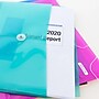 Bazic Poly Project Plastic Binder Pockets, 3-Hole Punched, Black, Purple, Blue, Pink, Teal, 5/Pack, 3 Packs/Bundle (BAZ2157-3)~#|#~44AB532B-4F99-42DD-9925964E462679CC_sc7