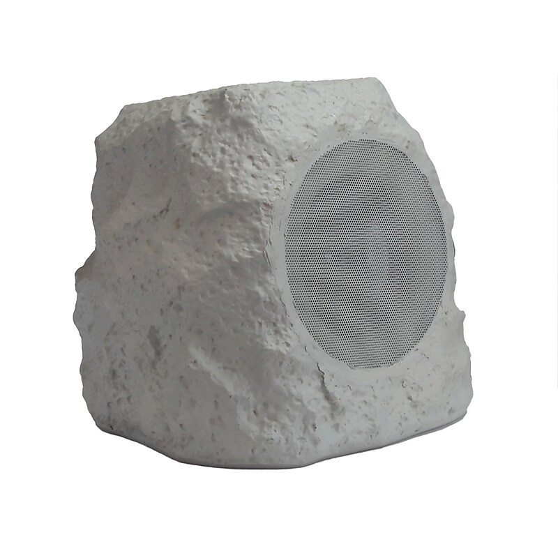 Emerson Bluetooth Outdoor Rock Speaker with Solar Charging, Waterproof, Light Gray (ERS-1002) image 1