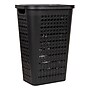 Mind Reader Slim Tapered Hamper with Lid, Plastic, Black (SWHAMP50-BLK)~#|#~44B27CD7-4E2D-4248-907E1401481C4539_sc7