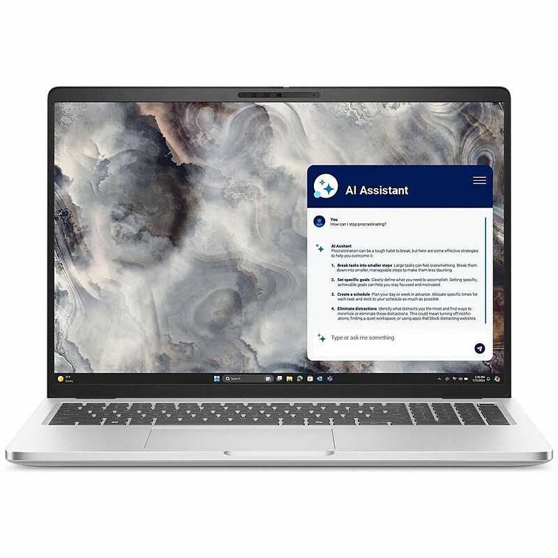 Dell Pro 16 Plus 16" LED AI Laptop, Intel Core Ultra 7 265U, 16GB RAM, 512GB SSD, 12 Hour Battery, Windows 11 Pro image 1