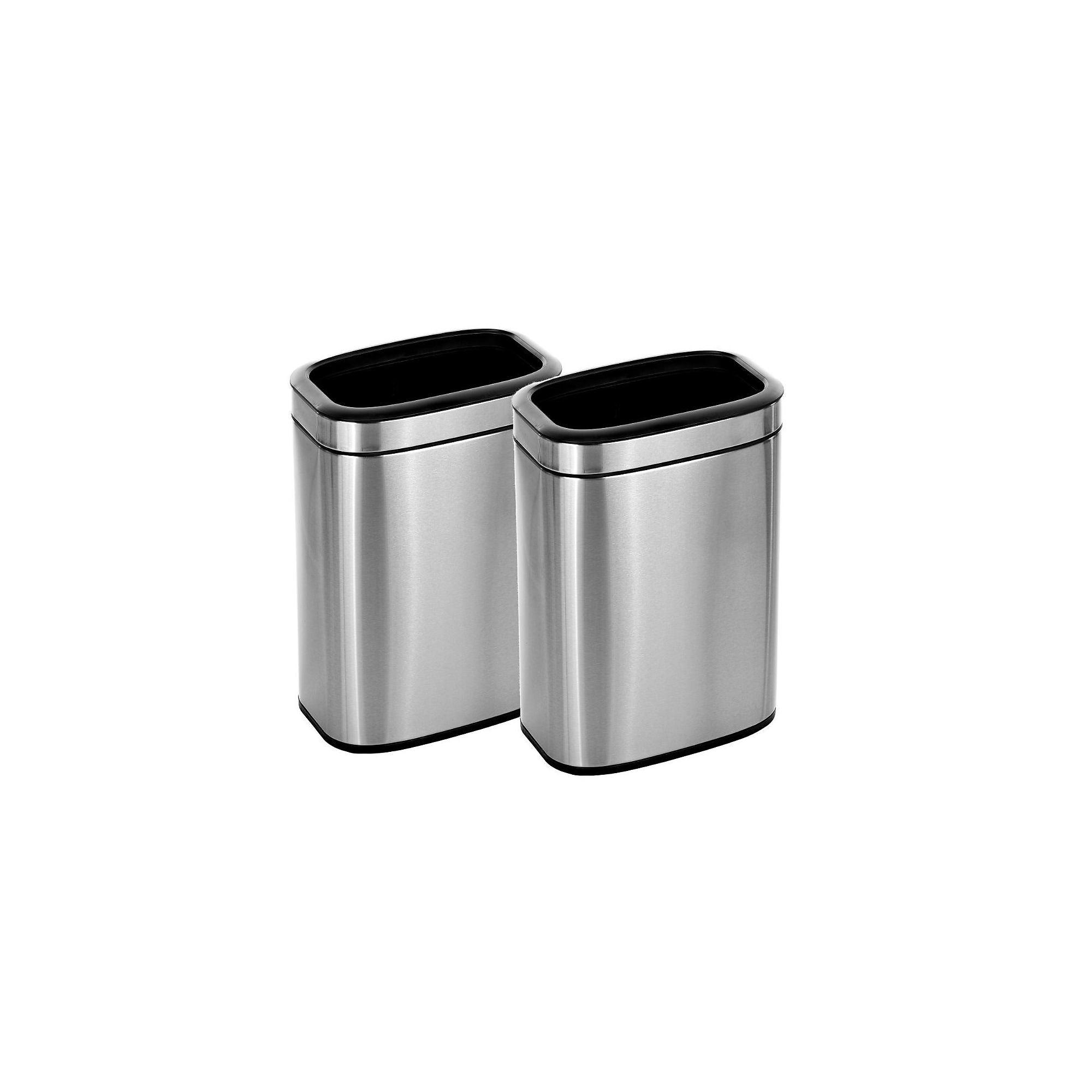 Alpine Industries Stainless Steel Trash Can with Liner, 10.6 Gallon, 2/Pack (ALP470-20L-2PK) Sansujyuku sansujyuku.com