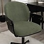 Linon Home Decor Products Karri Armless Polyester Swivel Computer and Desk Chair, Olive Green (178538GRN01U)~#|#~44B57F95-6470-490B-A17B2EA5FC0BADA4_sc7