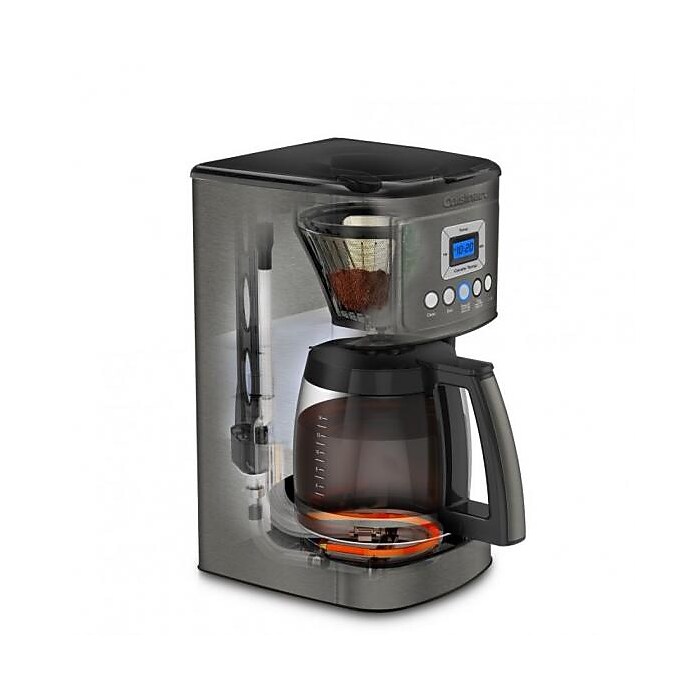 Cuisinart 14-Cups Automatic Coffee Maker, Black (DCC3200BKSNAS