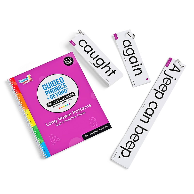 hand2mind Guided Phonics + Beyond Unit 6 Focus Lessons (H2M-96151TGU6) image 1