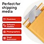 Staples Self‑Seal Bubble Cushioned CD/DVD Mailers, 7.25” x 8”, Kraft — 25/Carton~#|#~44C0F69B-6639-4EDB-BB125E7B6D89AAF5_sc7