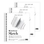 Strathmore 200 Series 8.5" x 11" Wire Bound Paper Pad, 100 Sheets/Pad, 3 Pads/Bundle (STTP255081-3)~#|#~44C36A06-C586-48EB-BA6243B5E90AF17B_sc7