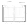 2025-2026 Blue Sky 5" x 8" Academic Year Daily & Monthly Appointment Book, Faux Leather Cover, Black (154120)~#|#~44C455D9-681E-4BF9-866086B6115DA1F1_sc7