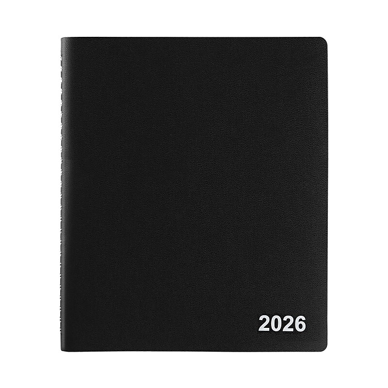 2026 Staples 7" x 8.75" Weekly & Monthly Appointment Book, Assorted Colors (ST58447-26) image 1