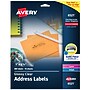 Avery Easy Peel Laser/Inkjet Address Labels, 1" x 2-5/8", Glossy Clear, 300 Labels/Pack (6521)~#|#~44C5A176-30CB-4B72-840DCD8553A5CB4F_sc7