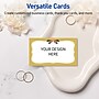 Avery Gold-Metallic Berries Matte Blank Card, White, 80/Pack (S00-FH1)~#|#~44C7D6FE-2029-4EA8-95130D004A80A0A2_sc7