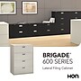 HON Brigade 600 Series 4-Drawer Lateral File Cabinet, Locking, Letter/Legal, Gray, 42"W (HON694LQ)~#|#~44C7F279-9147-4C17-AB6B1428AB4F8FE7_sc7