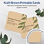 Avery Integrated Cards, 3" x 3", Matte Kraft Brown, 150/Pack (95336)~#|#~44D4ECF5-C226-4096-B3E1761A29F26ADA_sc7