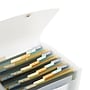 U Brands Premium Plastic Accordion File, Multiple Index, 26-Pocket, Letter Size, Dusk Blue (7837U02-06)~#|#~44D940C0-2DE0-4B3F-8D335389137878AC_sc7