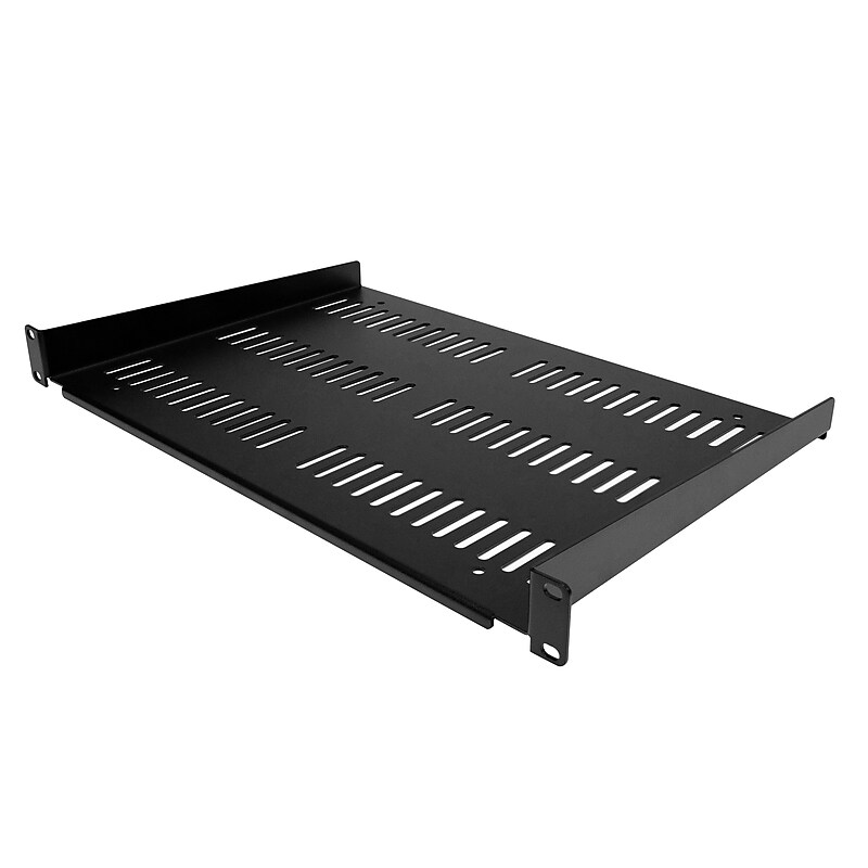 StarTech.com 1U 19" Vented Server Rack Cabinet Cantilever Shelf - 12" Deep image 1