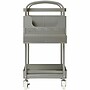 Lorell 2-Shelf Metal Mobile File Cart with Caster Wheels, Champagne Gold (LLR45654)~#|#~44E20192-883B-45F5-98EA60DB54C16520_sc7