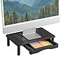 Staples TECH Adjustable Monitor Stand with Drawer, Black (ST62819-CC)~#|#~44E390CD-044C-4E1C-87528E1BC1FD9C8B_sc7