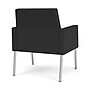 Lesro Mystic Lounge Fabric Guest Chair, Open House Graphite/Silver (ML1101.SSV-01OHGP)~#|#~44E3F20F-D806-4C99-842B9F7DC2B2ED16_sc7