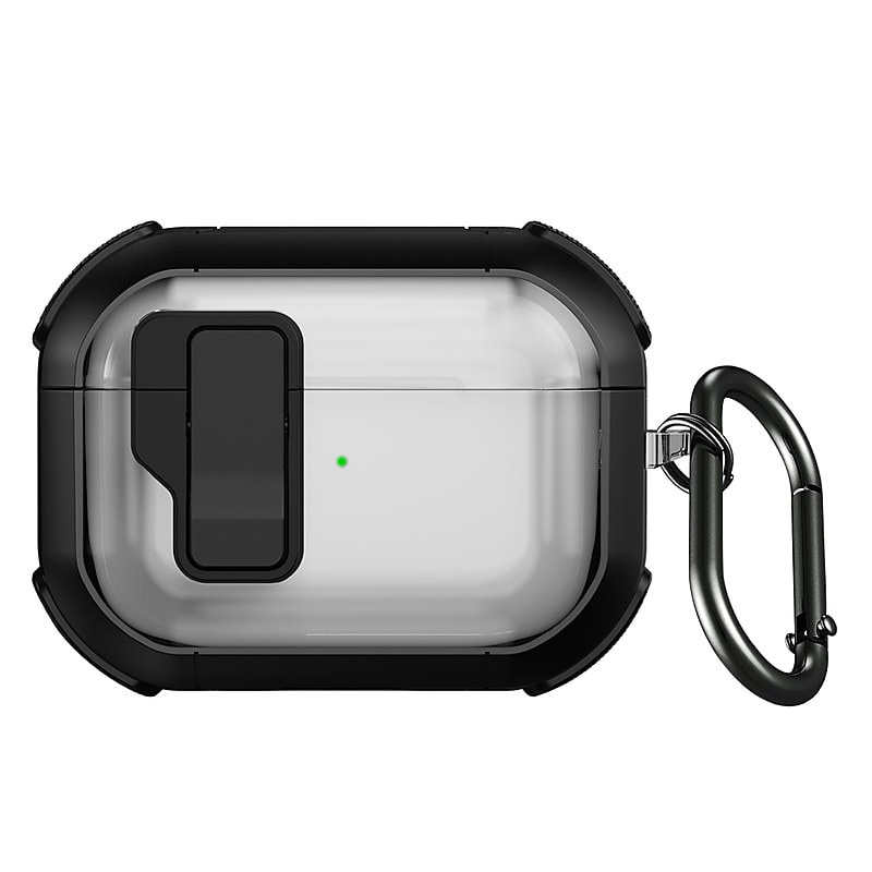 SaharaCase Venture-X Series Secure Lock Case with Premium Clip for Airpods Pro 3, Anti-Shock Corners, Scorpion Black (HP00230) image 1
